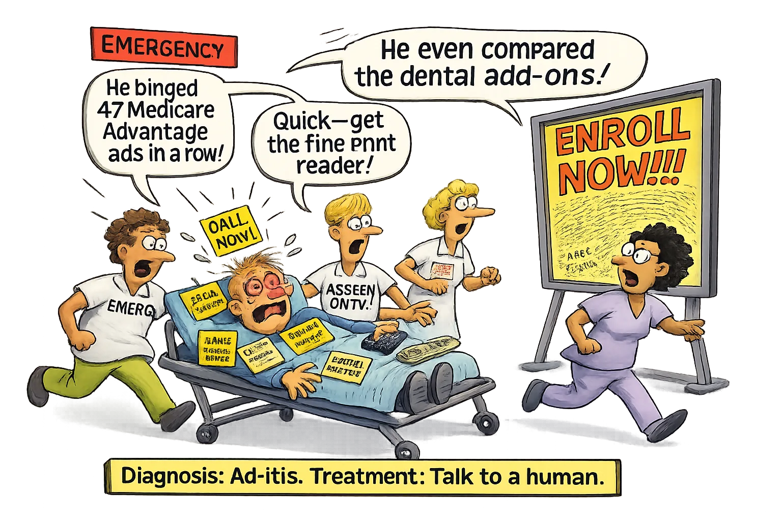 Medicare marketing joke — click to see more